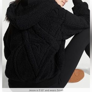 Victoria Secret Plush Fleece Half Zip Hoodie